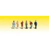 Woodland Scenics A2210 N Walking People Figures (Set of 6) - Model Train Junction: Quality Parts and Art Supplies