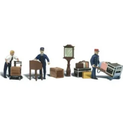 Woodland Scenics A2757 O Scenic Accents Depot Workers & Accessories (Set of 12) - Model Train Junction: Quality Parts and Art Supplies