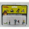 Woodland Scenics A2751 O Scenic Accents Gone Fishing Figures (Set of 5) - Model Train Junction: Quality Parts and Art Supplies
