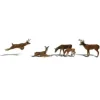 Woodland Scenics A2738 O Scenic Accents Deer Figures (Set of 6) - Model Train Junction: Quality Parts and Art Supplies