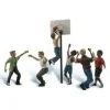 Woodland Scenics A2760 O Scenic Accents Shootin' Hoops Figures (Set of 7) - Model Train Junction: Quality Parts and Art Supplies