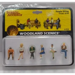 Woodland Scenics A2759 O Seated People Figures (Set of 6) - Model Train Junction: Quality Parts and Art Supplies