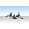 Woodland Scenics AS5554 HO AutoScenes Bad Boy Bikers (Pack of 3) - Model Train Junction: Quality Parts and Art Supplies