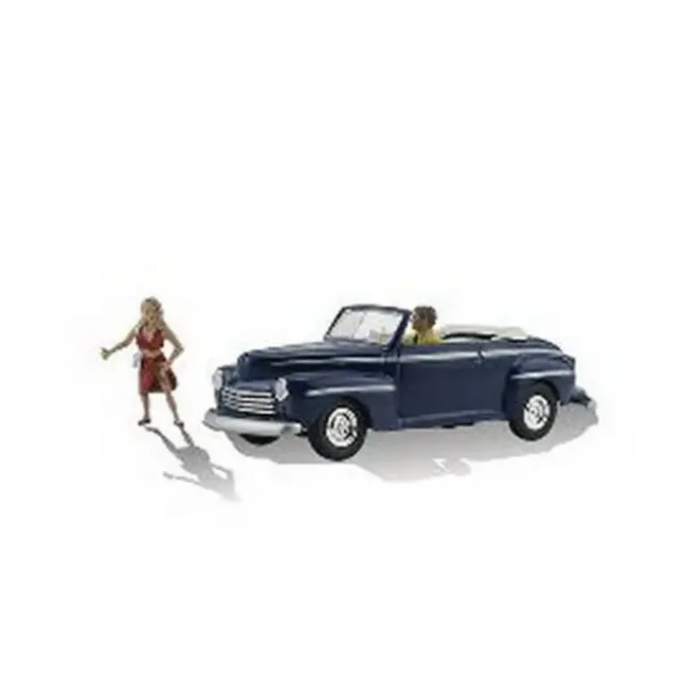 Woodland Scenics AS5547 HO AutoScenes Hitchin' A Ride (Pack of 2) - Model Train Junction: Quality Parts and Art Supplies