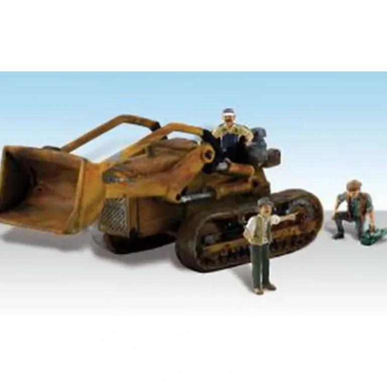 Woodland Scenics AS5558 HO AutoScenes Fritz's Front Loader - Model Train Junction: Quality Parts and Art Supplies