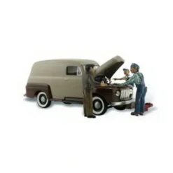 Woodland Scenics AS5548 HO AutoScenes Carburetor Chaos (Pack of 6) - Model Train Junction: Quality Parts and Art Supplies