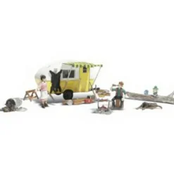 Woodland Scenics AS5341 N AutoScenes Ma & Pa's Trailer Haven (Pack of 8) - Model Train Junction: Quality Parts and Art Supplies