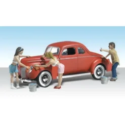 Woodland Scenics AS5339 N Suds & Shine AutoScenes - Model Train Junction: Quality Parts and Art Supplies