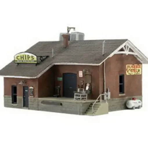 Woodland Scenics BR5028 HO Built-&-Ready Chip's Ice House Building - Model Train Junction: Quality Parts and Art Supplies