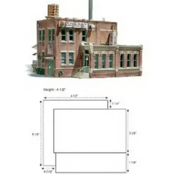 Woodland Scenics BR5026 HO Built-&-Ready Clyde & Dale's Barrel Factory Building - Model Train Junction: Quality Parts and Art Supplies
