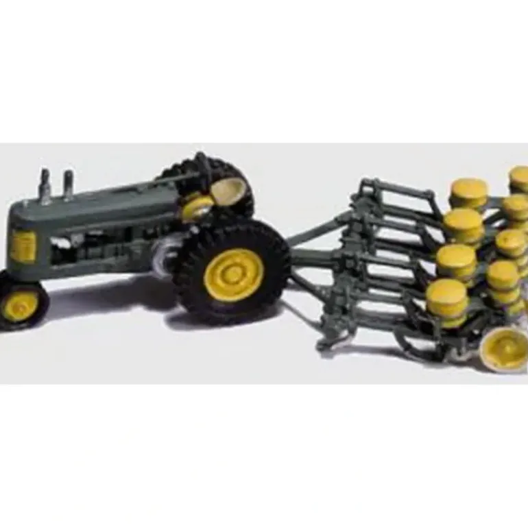 Woodland Scenics D208 HO 1938-1946 Seeder & Farm Tractor Kit - Model Train Junction: Quality Parts and Art Supplies