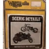 Woodland Scenics D-228 HO Scenic Details Motorcycles and Sidecar Kit - Model Train Junction: Quality Parts and Art Supplies
