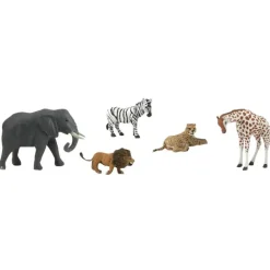 Woodland Scenics SP4346 Scene-A-Rama African Wildlife Figures (Set of 5) - Model Train Junction: Quality Parts and Art Supplies