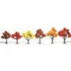 Woodland Scenics TR1541 3" - 5" Fall Mix Realistic Trees (Pack of 6) - Model Train Junction: Quality Parts and Art Supplies